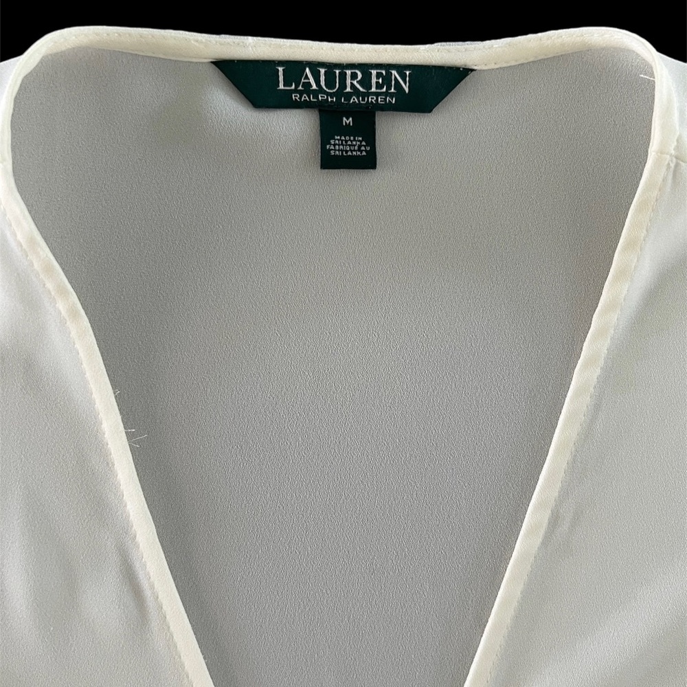 Ralph Lauren Cream Top - Picture 2 of 4